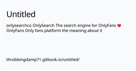 only fans bilder|OnlySearch — The search engine for OnlyFans